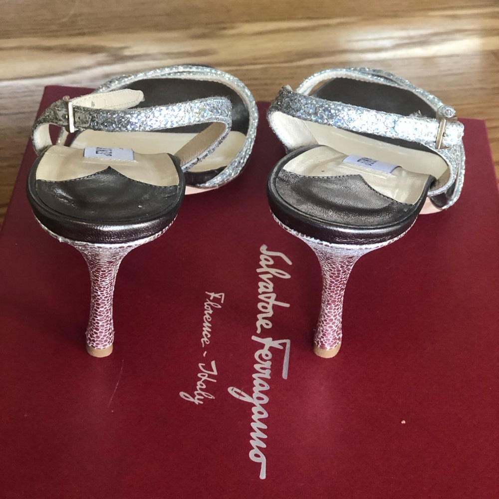 Jimmy Choo Sandals Glitter Shoes - Picture 8 of 11